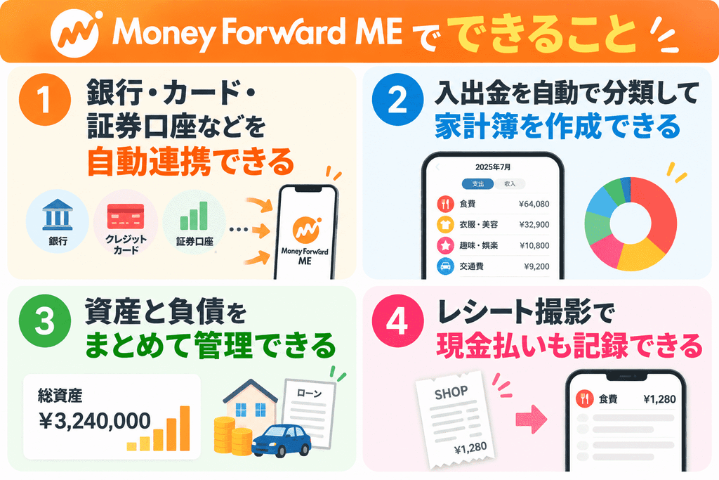 マネーフォワード MEでできること